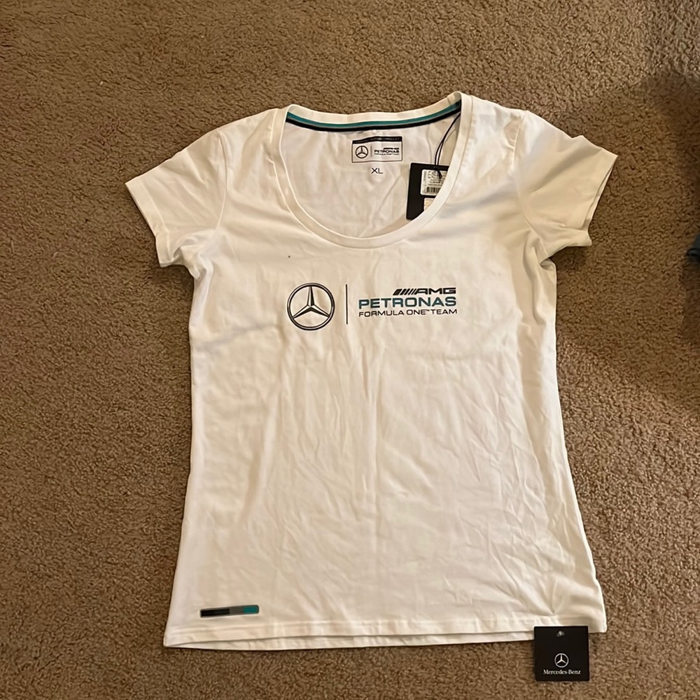 Mercedes Benz AMG Petronas Formula One Team woman’s cut t-shirt